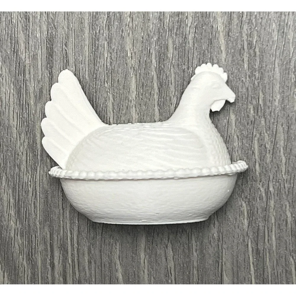 Set 6 Hen On Nest Chicken Fridge Magnets Cottage‎ 3D Print Kitchen Farmhouse HON